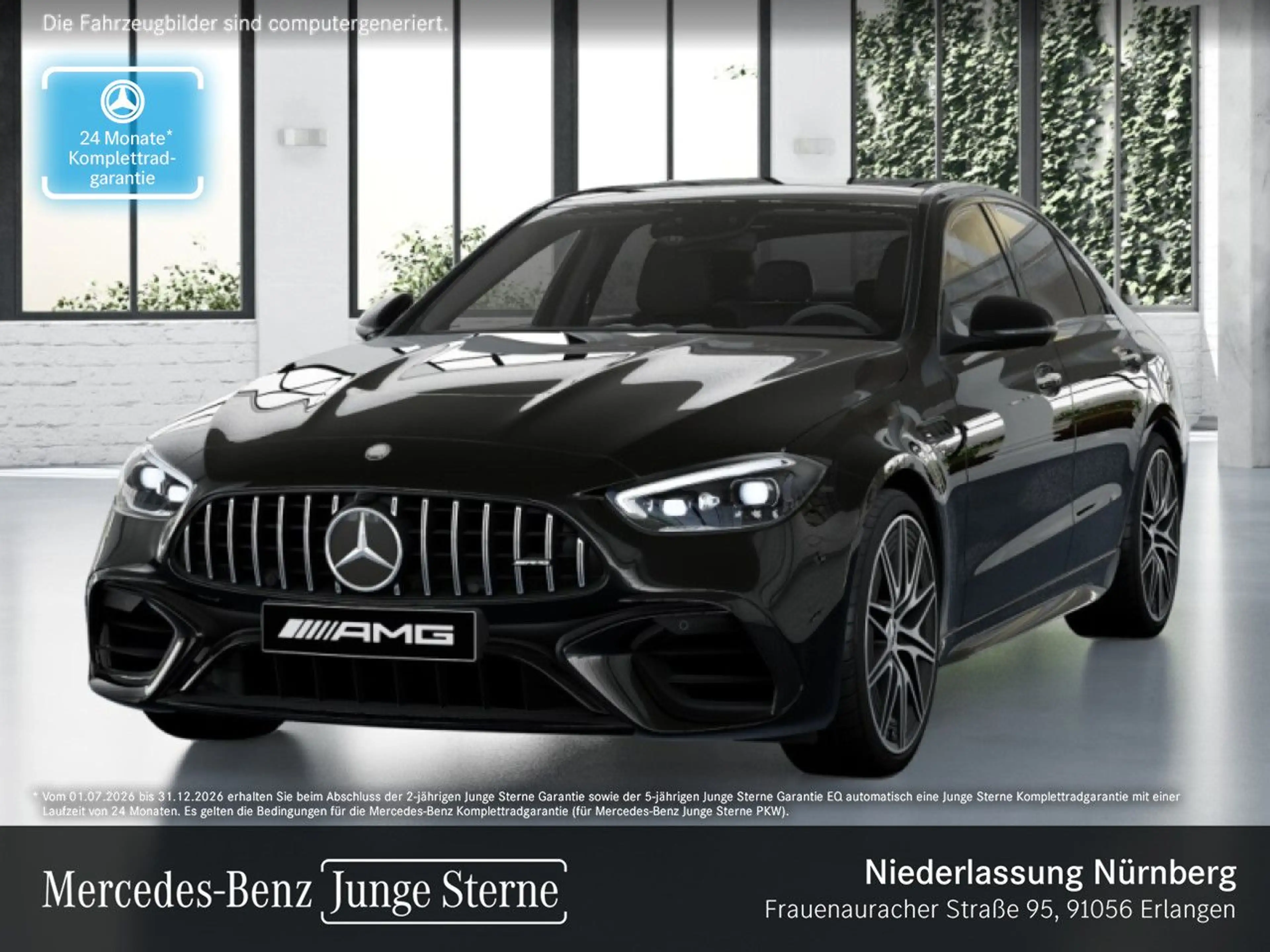 Mercedes-Benz C 63 AMG C 63 S E NIGHT+DRIVERS+PANO+360+BURMESTER+KEYLESS