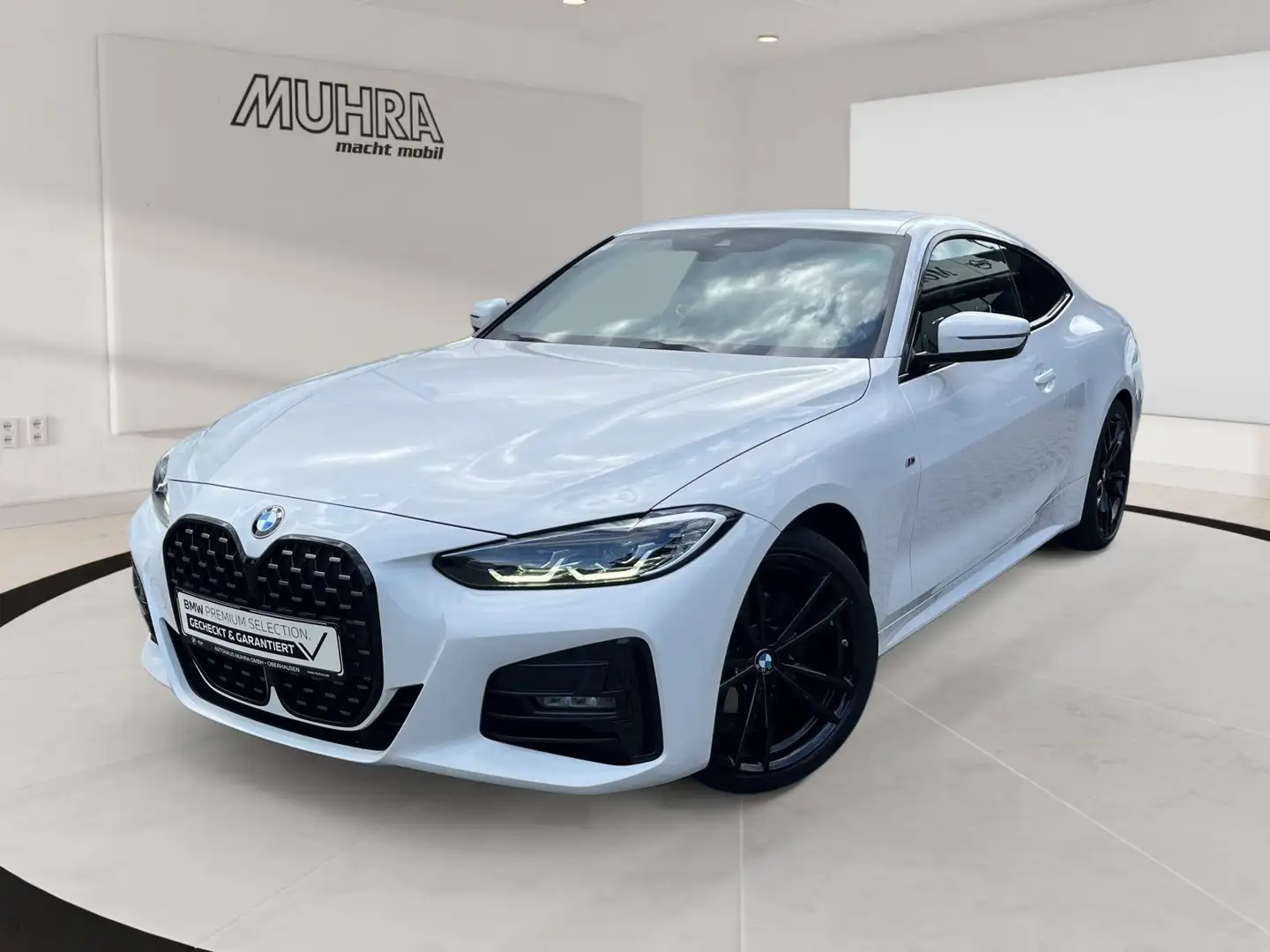 BMW 420 d Coupé M Sport 19" HUD LC Prof. HiFi  DAB Sitzhzg Blanc - 2