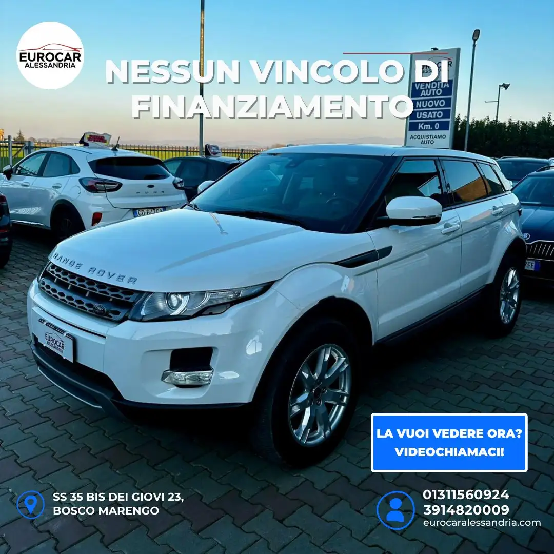 Land Rover Range Rover Evoque 5p 2.2 td4 Pure 150cv auto 9m Bianco - 1