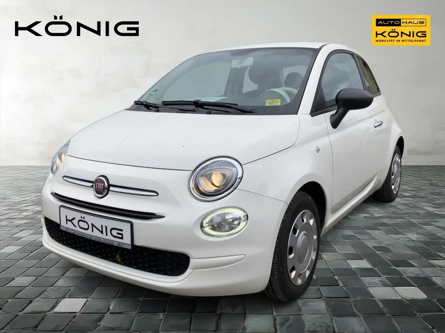 Fiat 500 Klima, Carplay Blanc - 1
