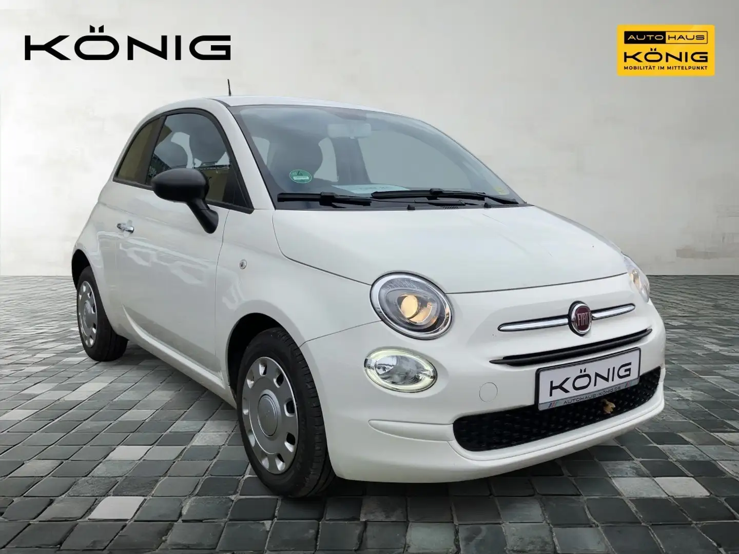 Fiat 500 Klima, Carplay Blanc - 2