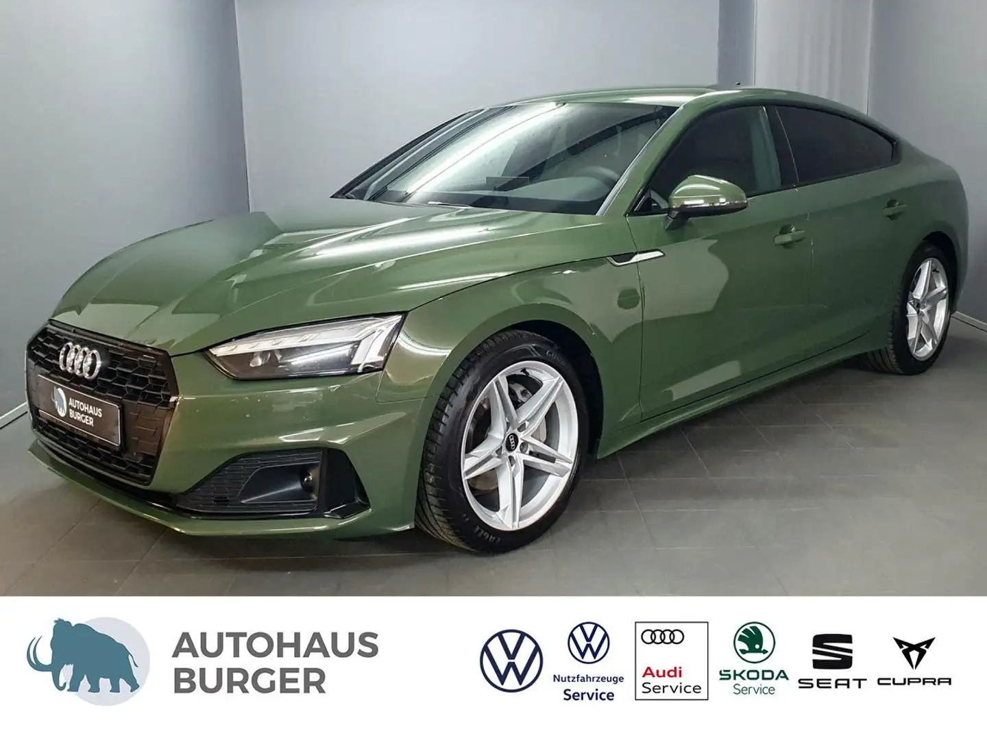 Audi A5 Sportback advanced 40TDI S tronic ACC/Matrix Groen - 1