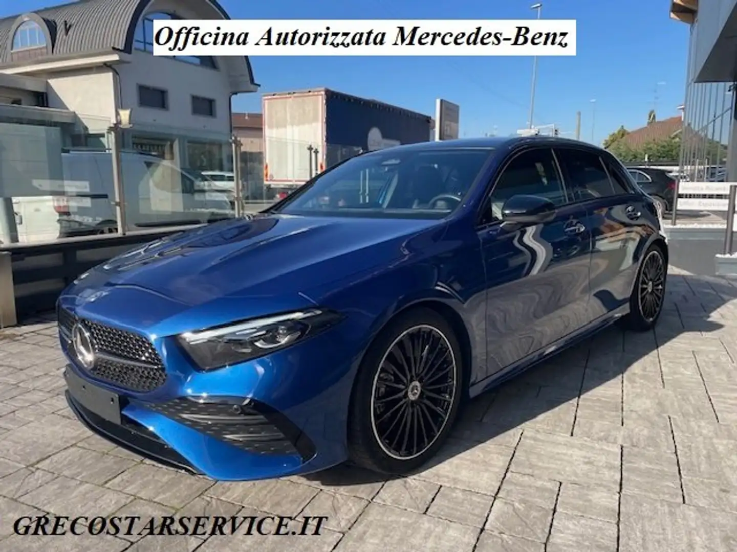 Mercedes-Benz A 200 AMG Line Premium Plus Automatic Pelle+Tetto+19" Azul - 1