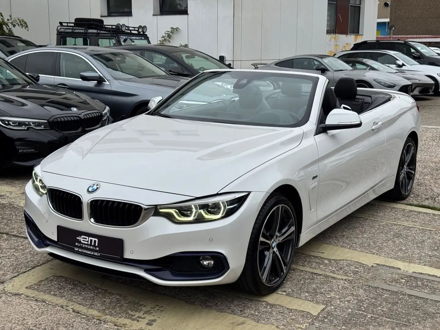 BMW 430 i Cabrio xDrive Sport Line/LED/HK/HUD/Leder Blanc - 2