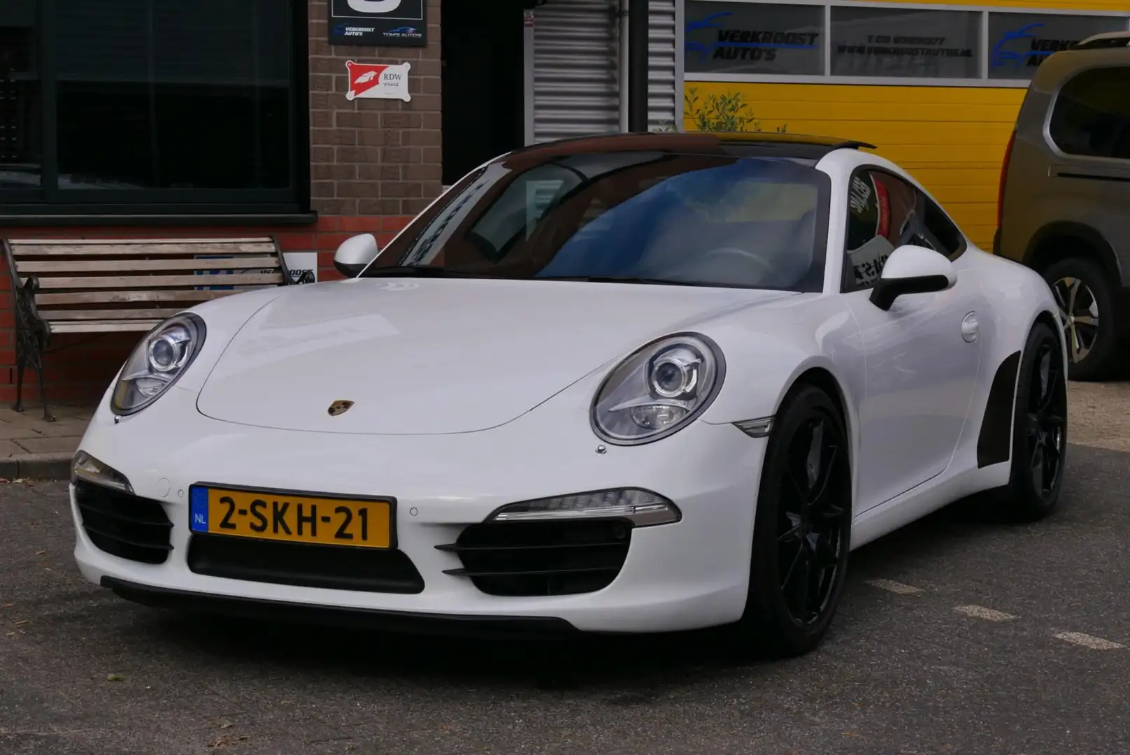 Porsche 911 3.4 Carrera. schuifdak. alcan hemel. sportuitl Beyaz - 2