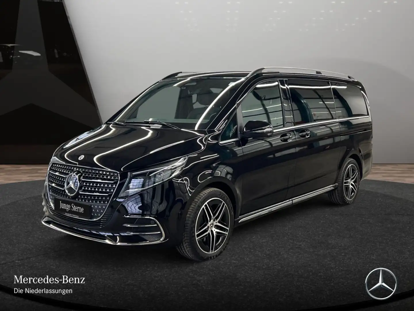 Mercedes-Benz V 300 d 4M Lang AVANTGARDE+Allrad+AMG+SchiebDa+9G Schwarz - 2
