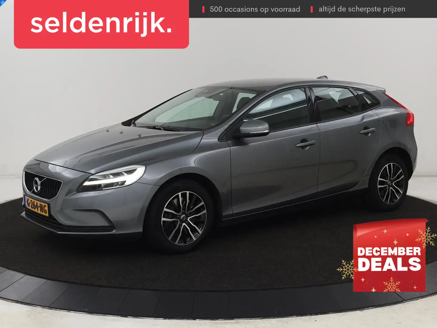 Volvo V40 1.5 T2 Polar+ | Automaat | Stoelverwarming | Full Grijs - 1