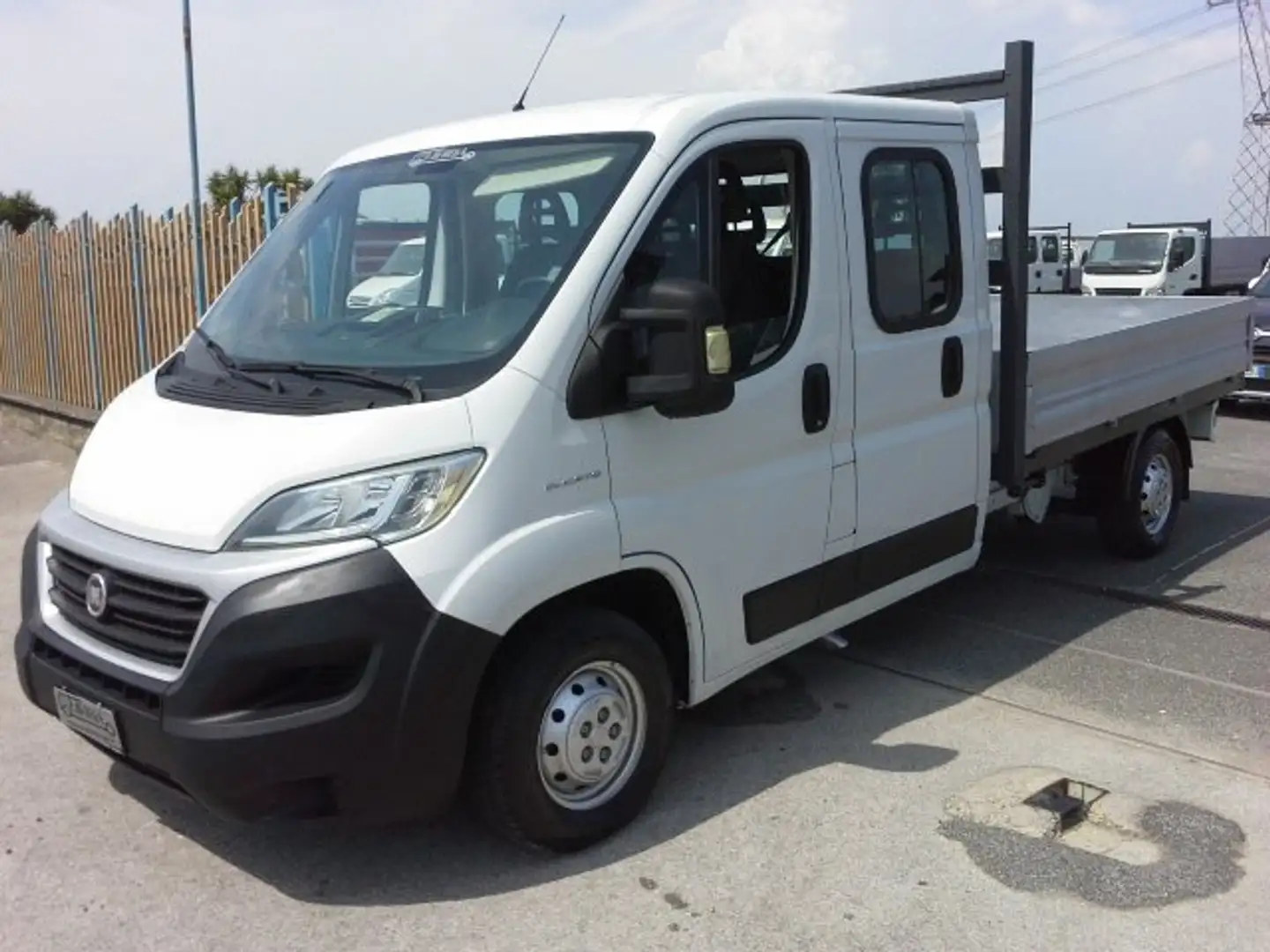 Fiat Ducato 2.3 MJT CON 7 POSTI DOPPIA CABINA CASSONE Wit - 2
