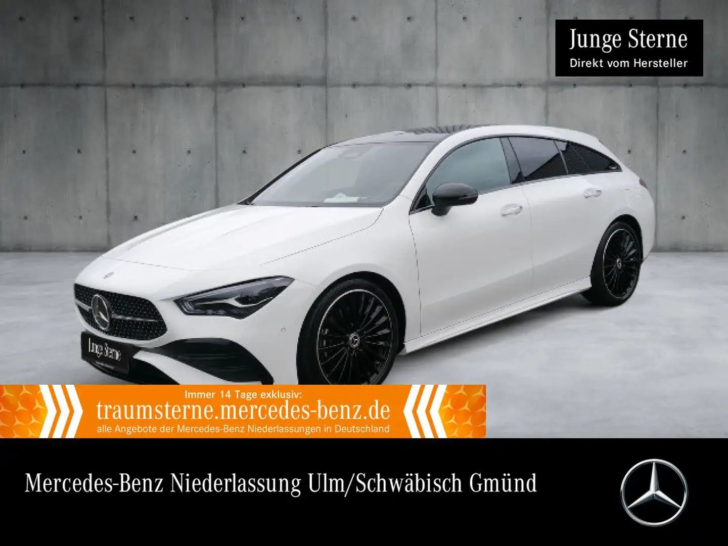 Mercedes-Benz CLA 200 AMG+NIGHT+PANO+AHK+LED+KAMERA+TOTW+KEYLESS Blanc - 1