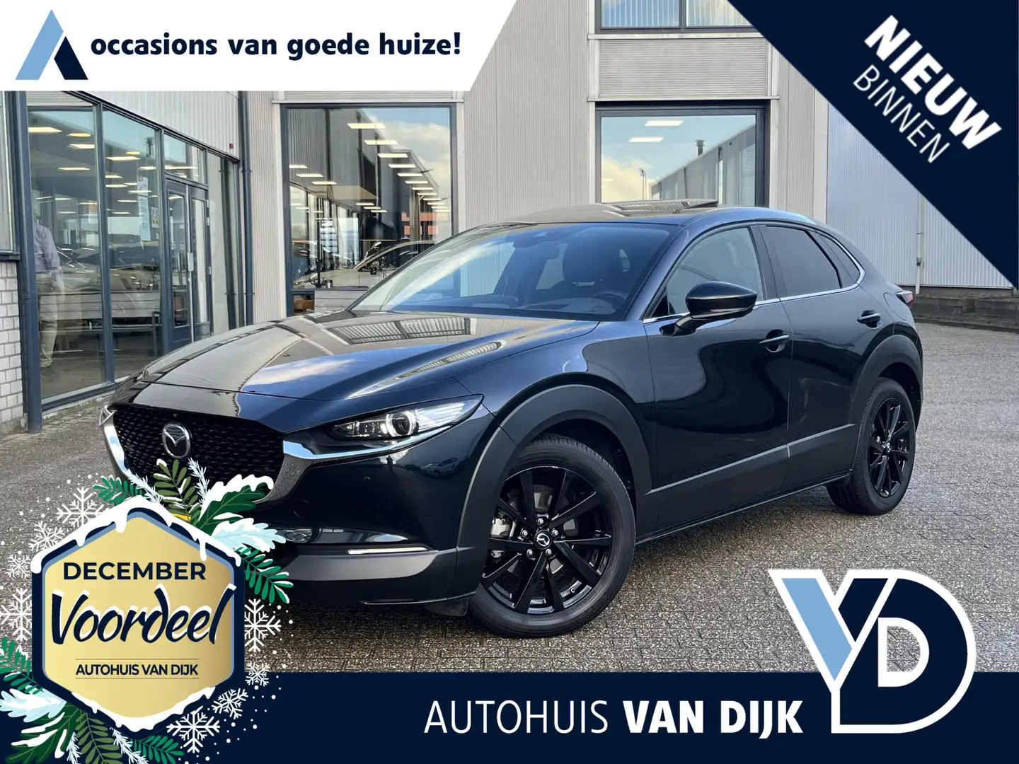 Mazda CX-30 2.0 e-SkyActiv-X M Hybrid Luxury | NL Auto/1e Eig/ Negro - 1