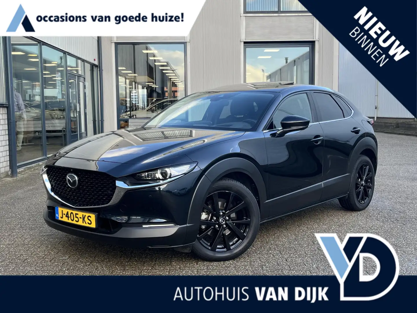 Mazda CX-30 2.0 e-SkyActiv-X M Hybrid Luxury | NL Auto/1e Eig/ Noir - 1
