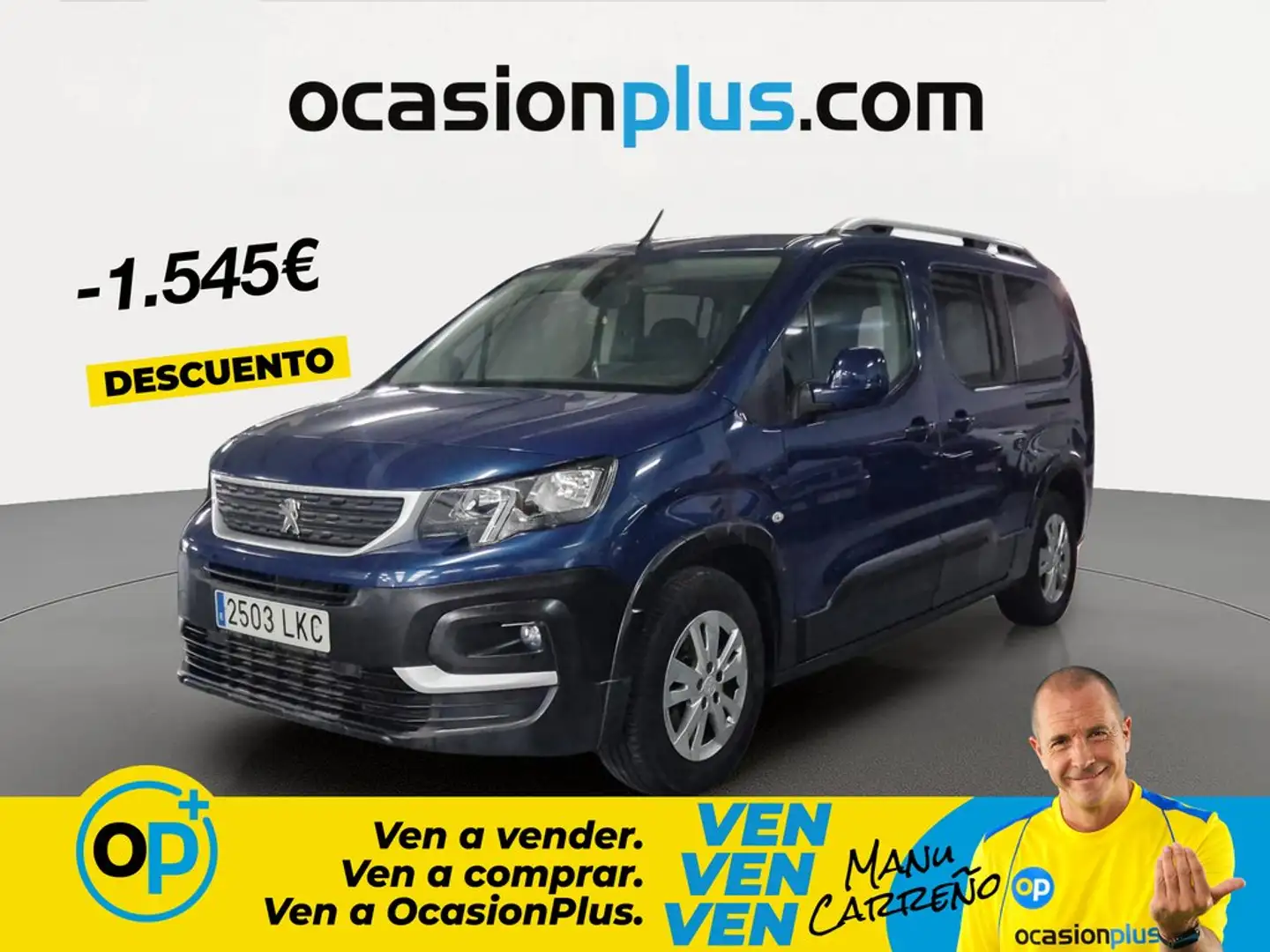 Peugeot Rifter 1.5BlueHDi S&S Long Active 130 Azul - 1