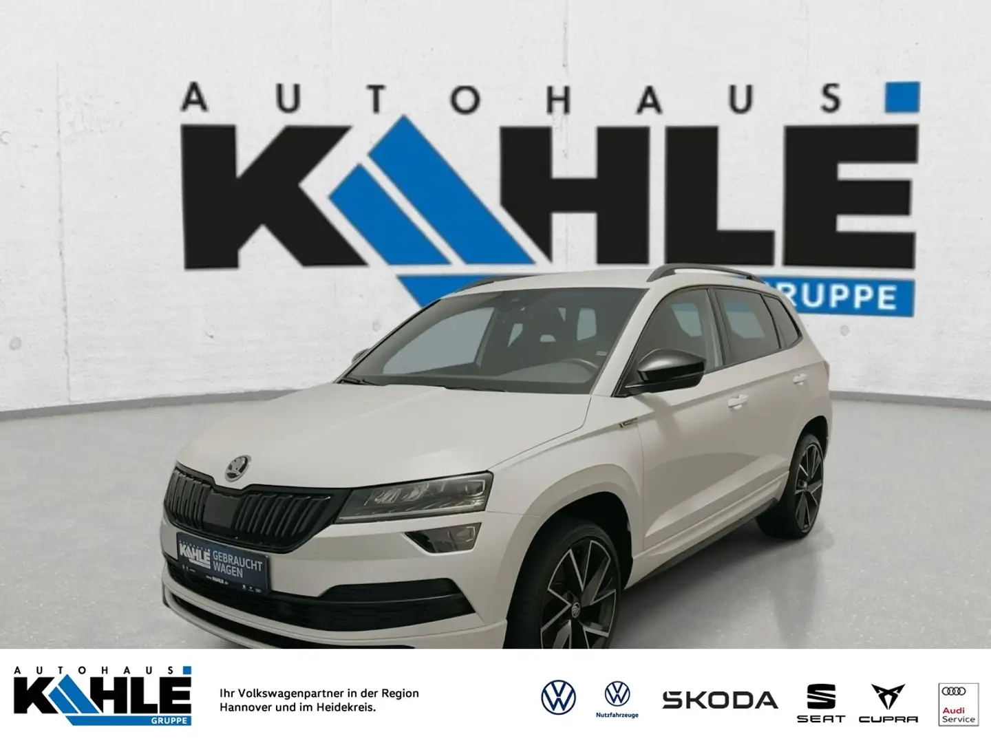Skoda Karoq 1.5 TSI DSG Sportline Klima Navi Rückfahrkamera Weiß - 1