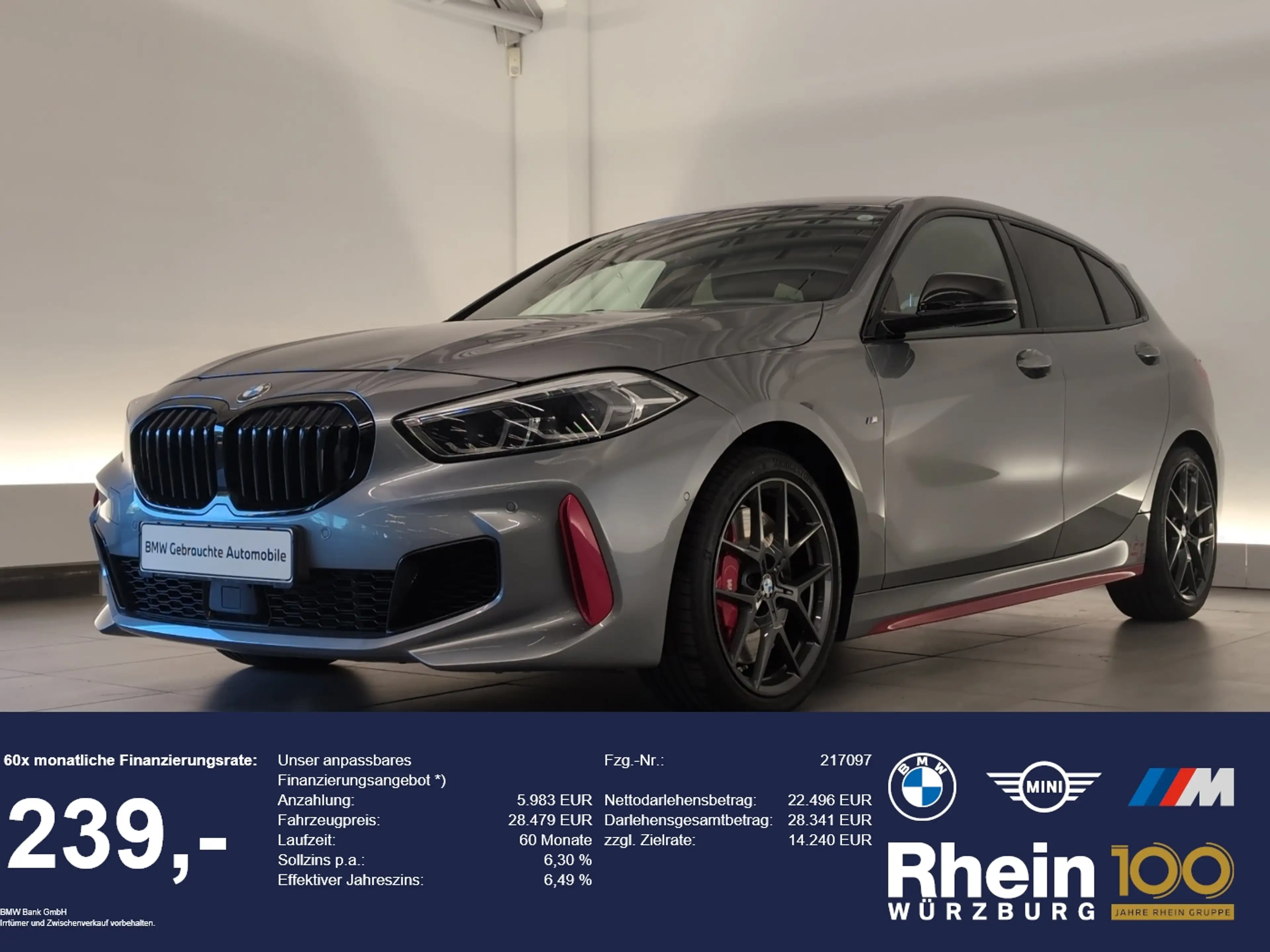 BMW 128 ti Navi/LED/RFK/ACC/LR-Hz/DAB/SLI