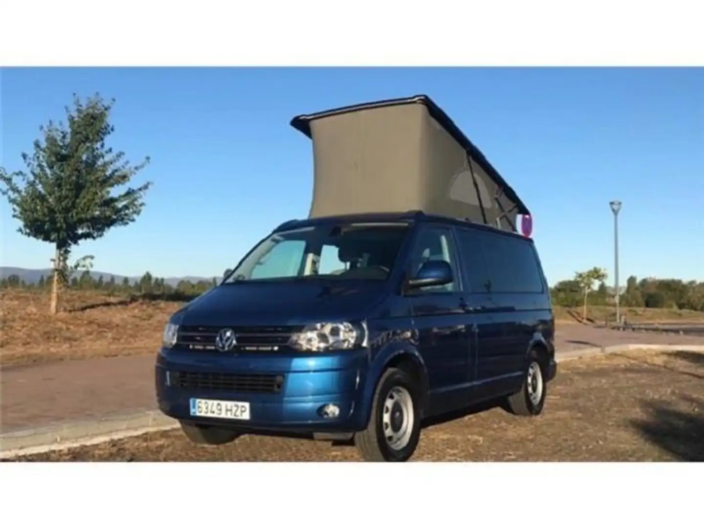 Volkswagen T5 Transporter 2.0 tdi Beach Bleu - 2