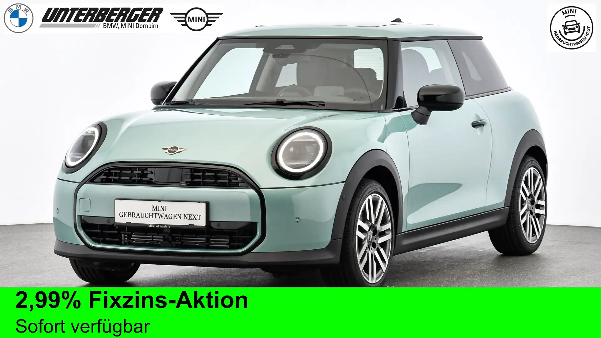 MINI Cooper C Aut. // Head-Up // LED // Pano.Dach // Shz. Verde - 1