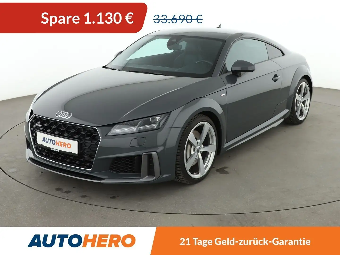 Audi TT 45 TFSI quattro Aut.*NAVI*TEMPO*PDC*SHZ* Grau - 1