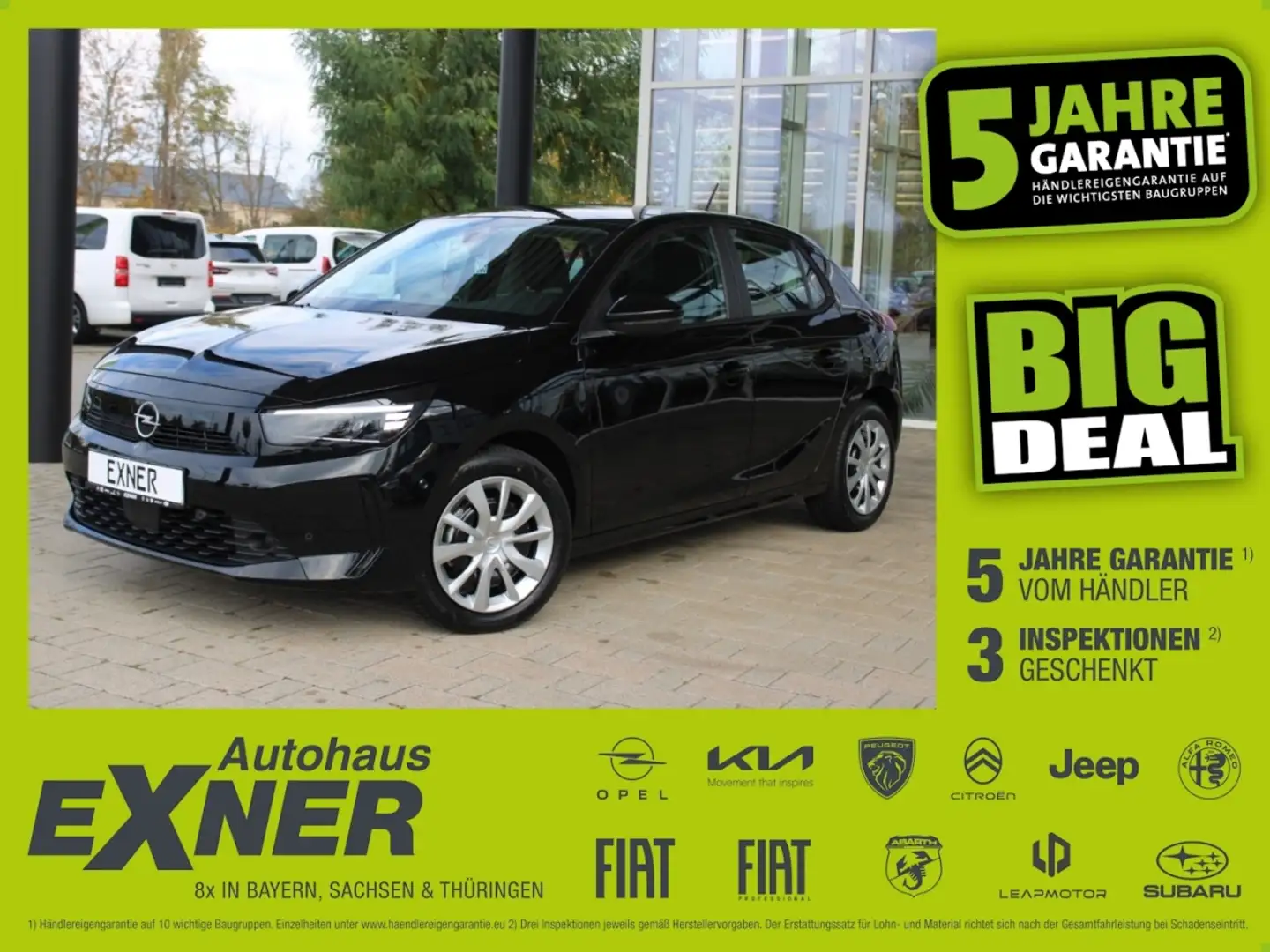 Opel Corsa F 1.2 Klimaanlage, LED, Sitzheizung Schwarz - 1