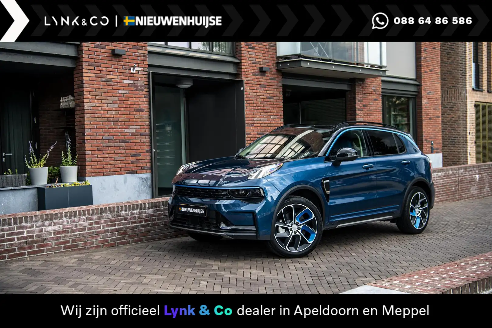 Lynk & Co 01 1.5 | Panoramadak | Adaptive cruise control | 360 Blauw - 1