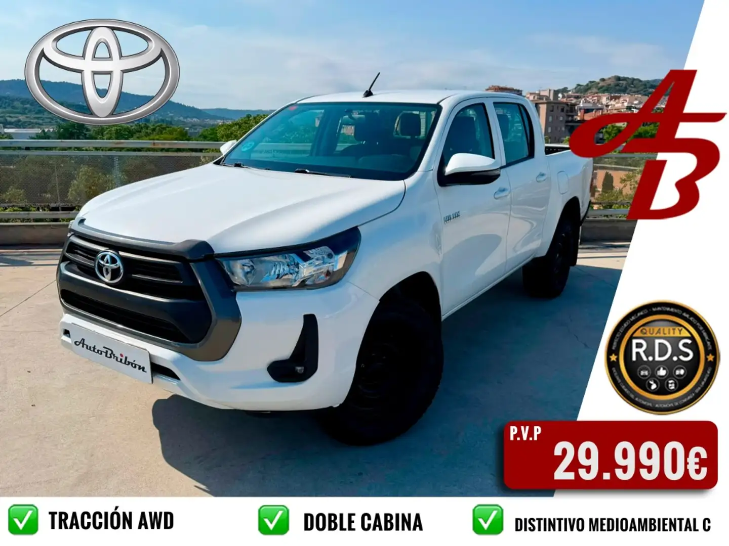 Toyota Hilux Cabina Doble GX Blanco - 1