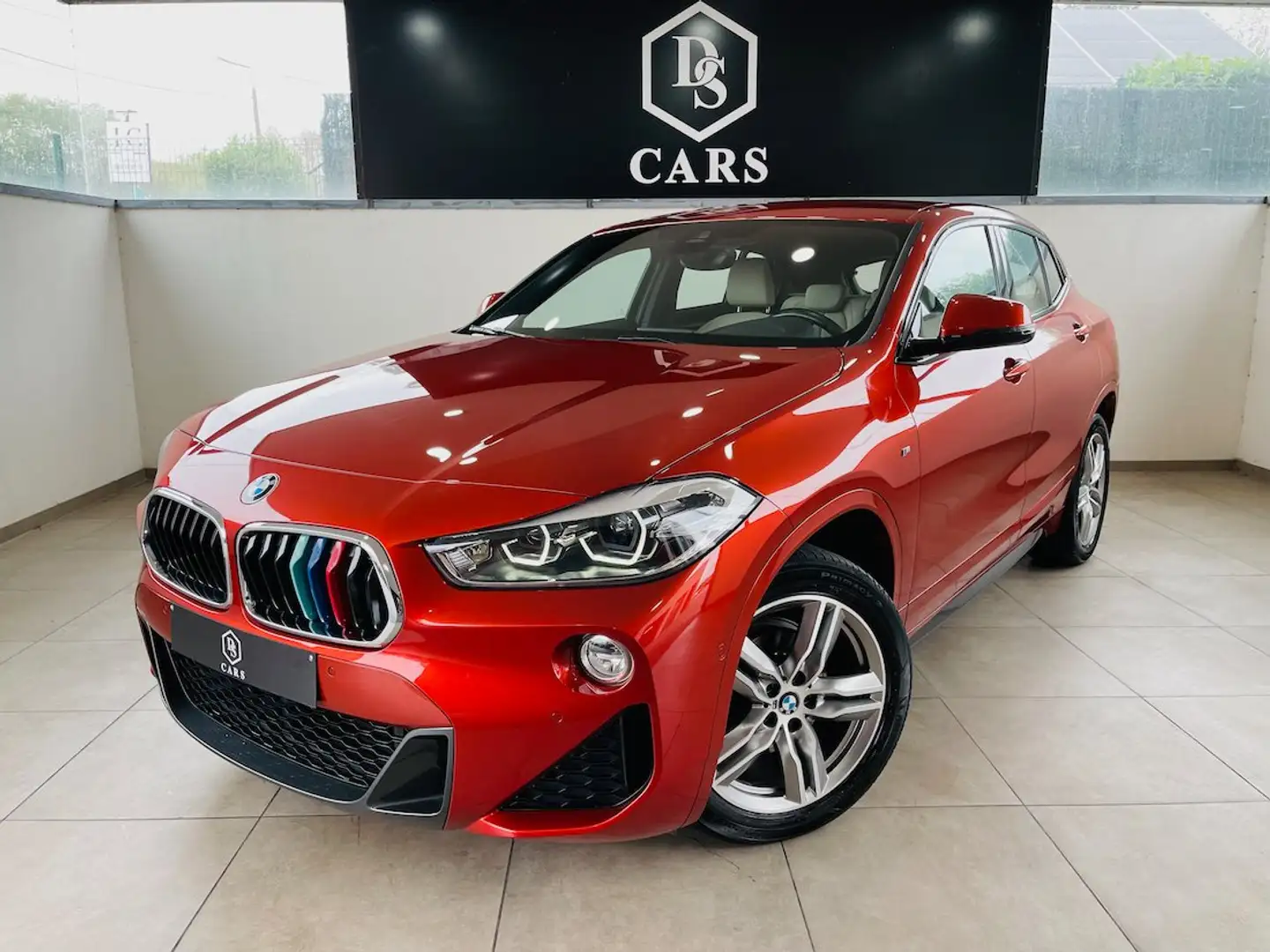 BMW X2 1.5 d *** GARANTIE + PACK M + GPS + LED + CUIR *** Orange - 1
