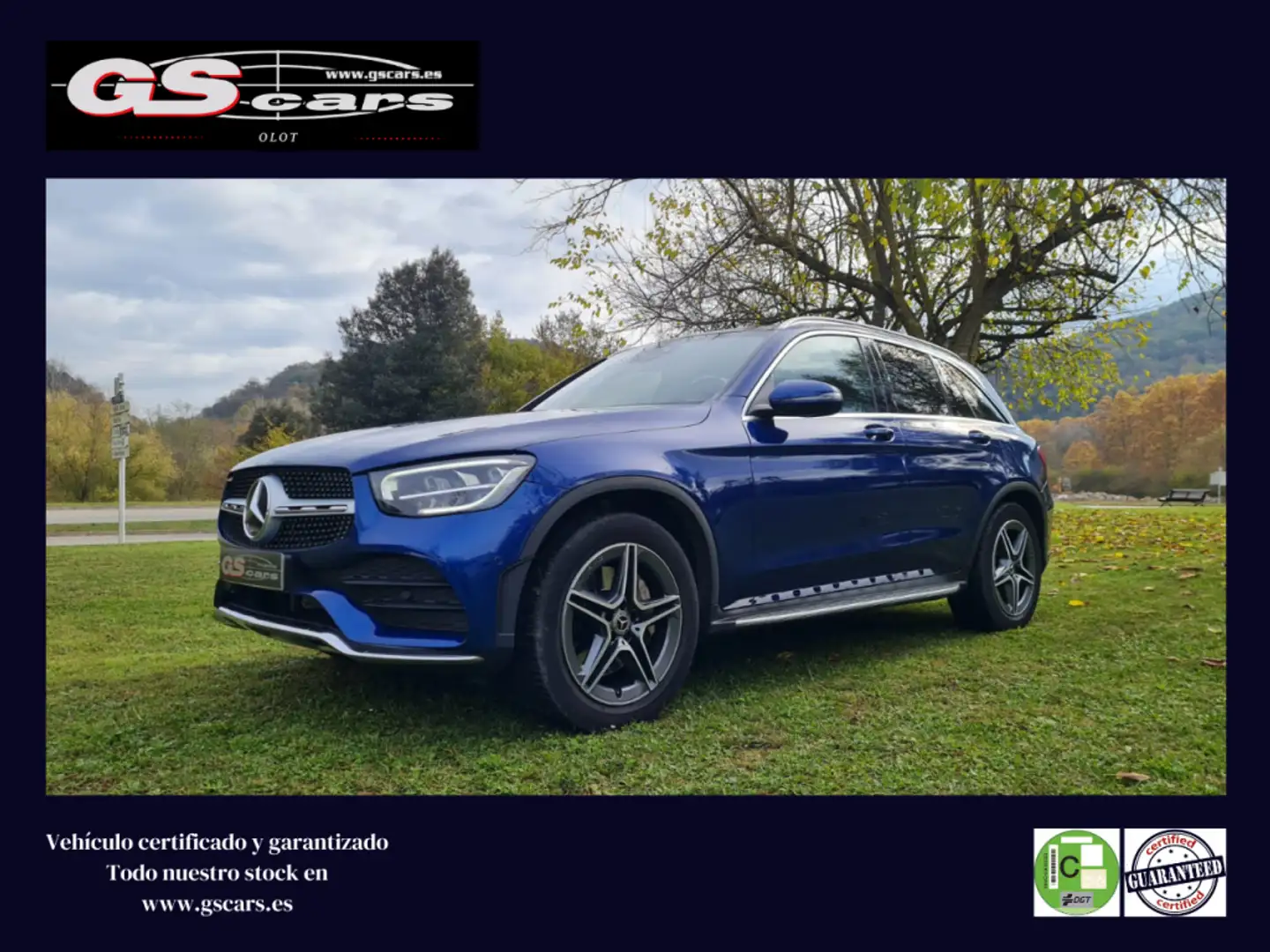 Mercedes-Benz GLC 200 200d 4Matic 9G-Tronic Bleu - 1