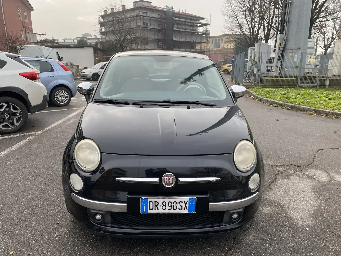 Fiat 500 1.2 Lounge 69cv NEOPATENTATI Negro - 2
