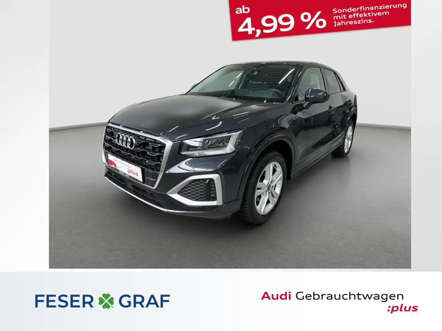 Audi Q2 advanced 35 TFSI S tronic Pano Virtual Grau - 1