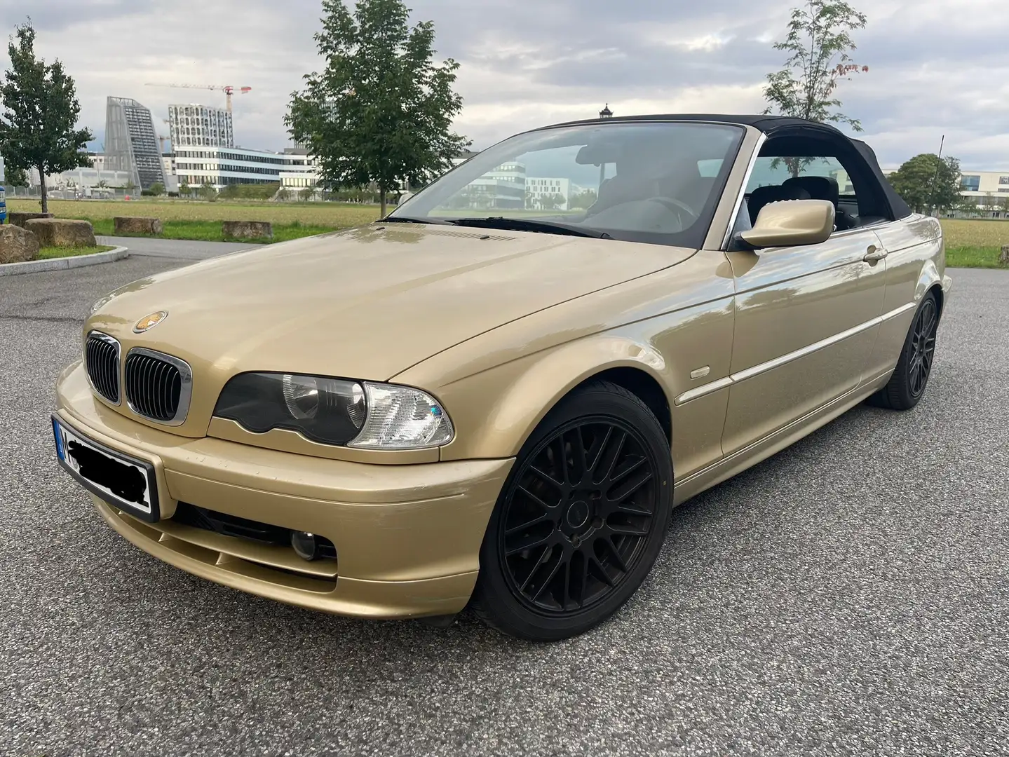 BMW 325 325CI Cabrio Schalter TüV neu Gold - 1