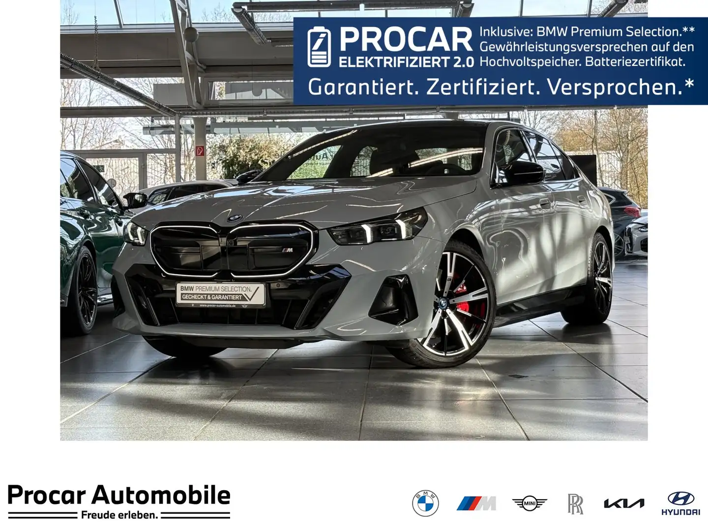 BMW i5 M60 xDrive MSport Pro DA Prof PA+ HK HuD Pano Gris - 1