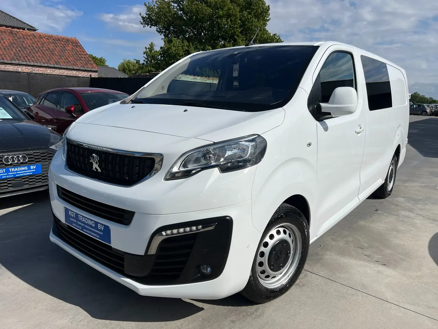 Peugeot Expert 2.0 BLUEHDI 6 ZIT AUTOMAAT NAVI CAMERA CARPLAY PDC Wit - 1