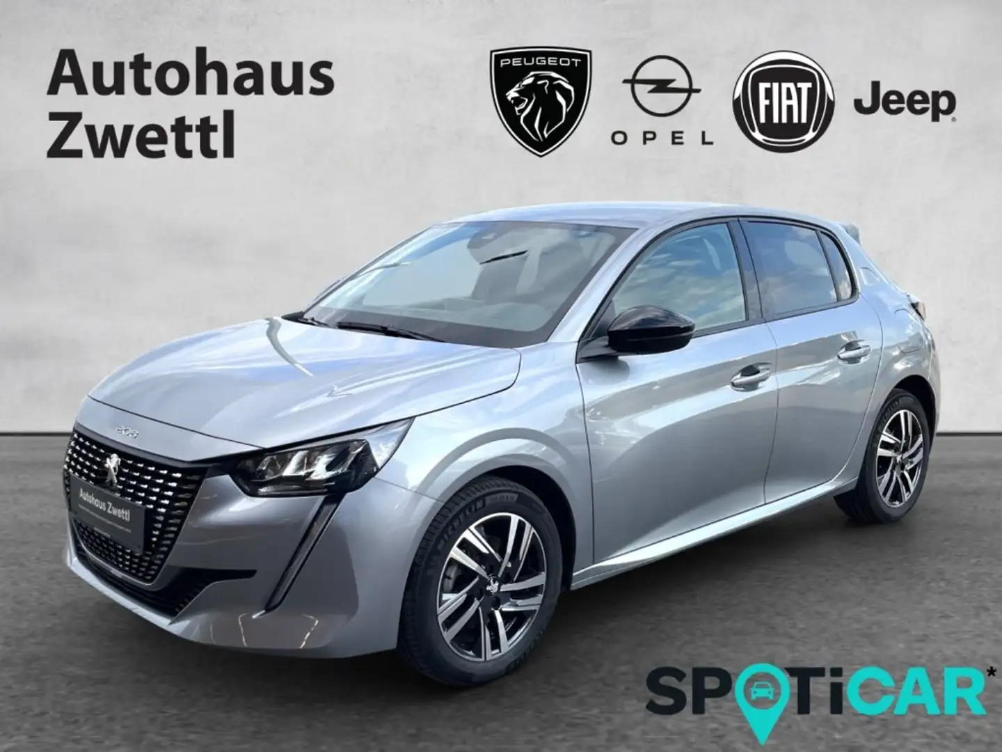 Peugeot 208 Allure PT 100 EAT8 Grau - 1