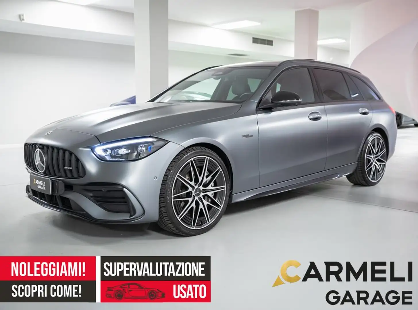Mercedes-Benz C 43 AMG SW 4MATI Premium Pro -CERCHI 20-AMG DRIVER'S Grigio - 1