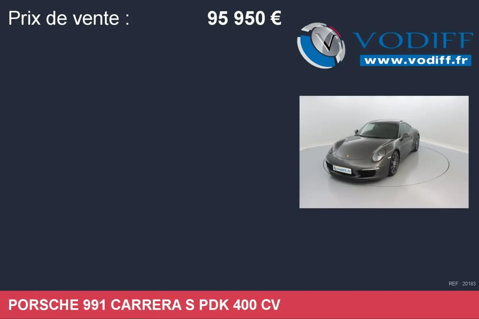 Porsche 991 CARRERA S PDK 400 CV Gris - 2