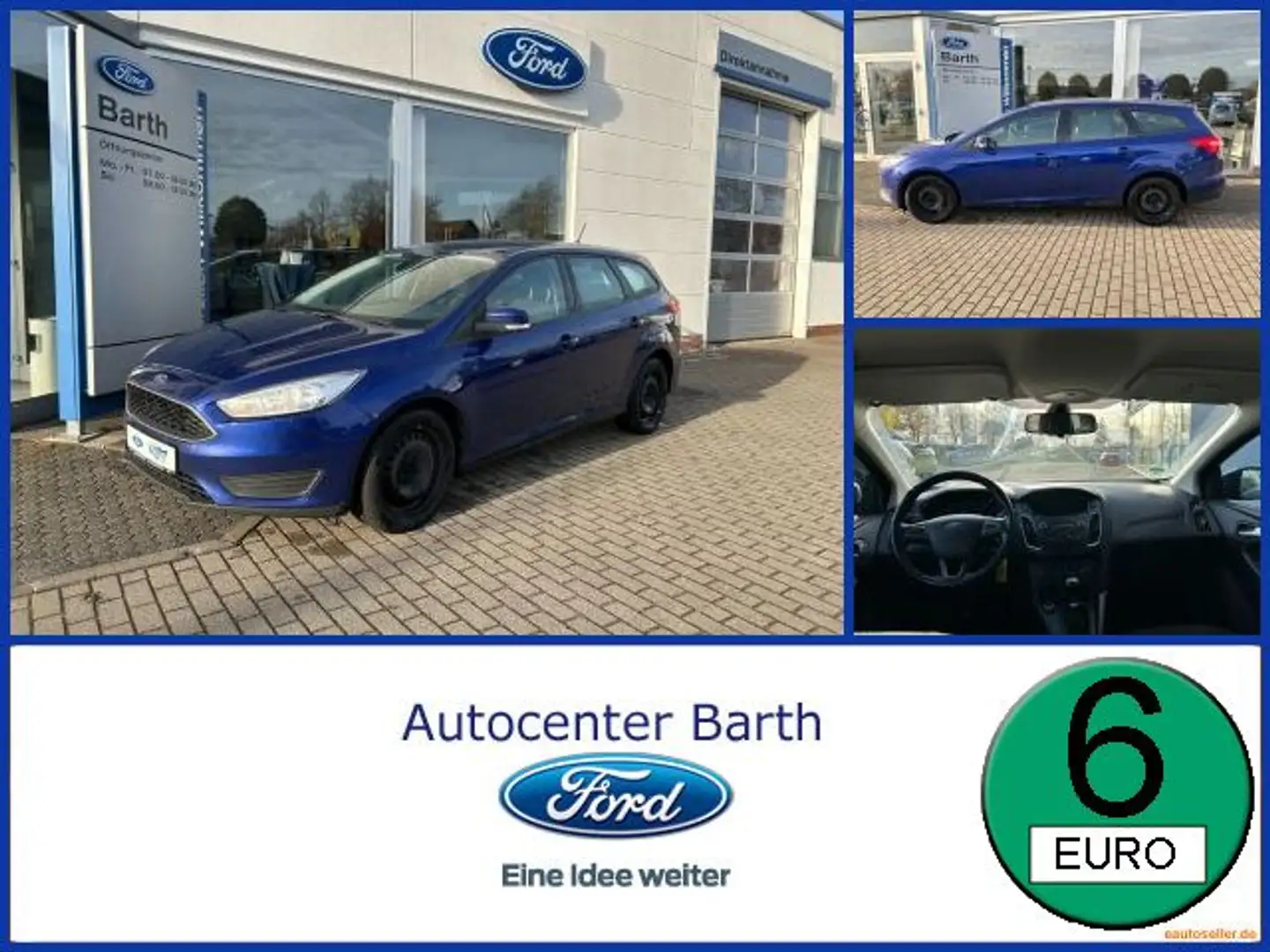 Ford Focus Turnier 1.5 TDCi Trend Facelift Azul - 1