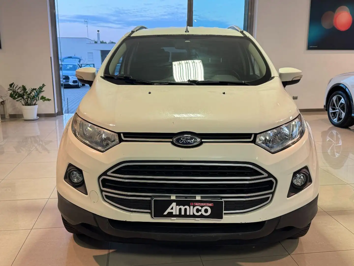 Ford EcoSport 1.5 TDCi 95 CV Solo 98.000 Km Blanc - 1