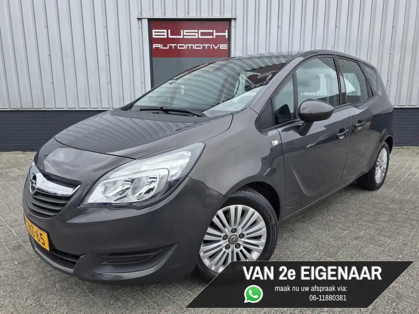 Opel Meriva 1.4 Turbo Business+ | VAN 2e EIGENAAR | AIRCO | Grijs - 1