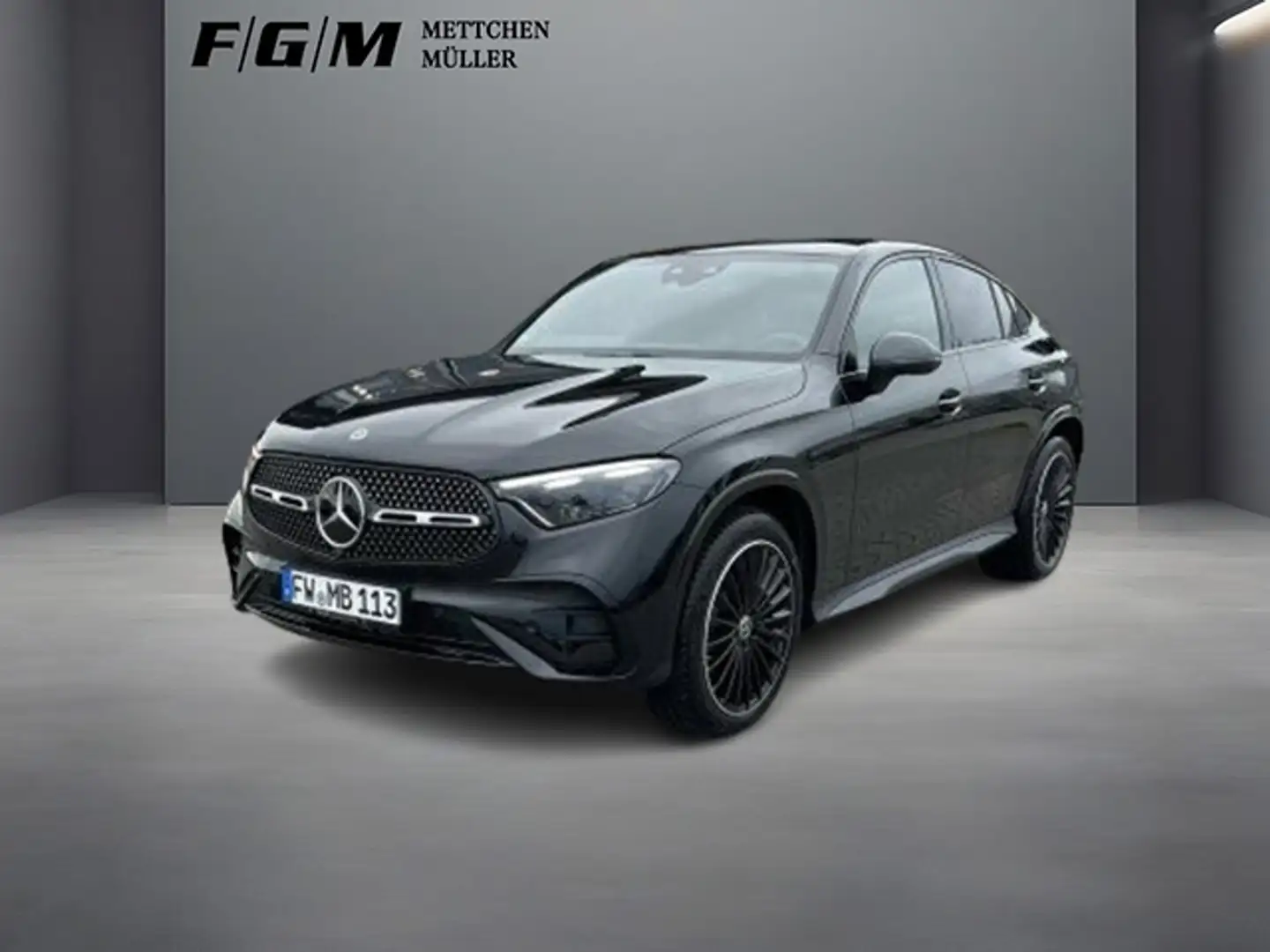 Mercedes-Benz GLC 450 d 4Matic AMG Line +LED+Wide+MBUX+Pano Zwart - 1