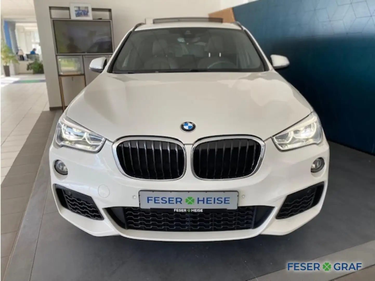 BMW X1 xDrive 20d M Sport M-Paket*Vollleder*HiFi*Pano* Blanc - 2