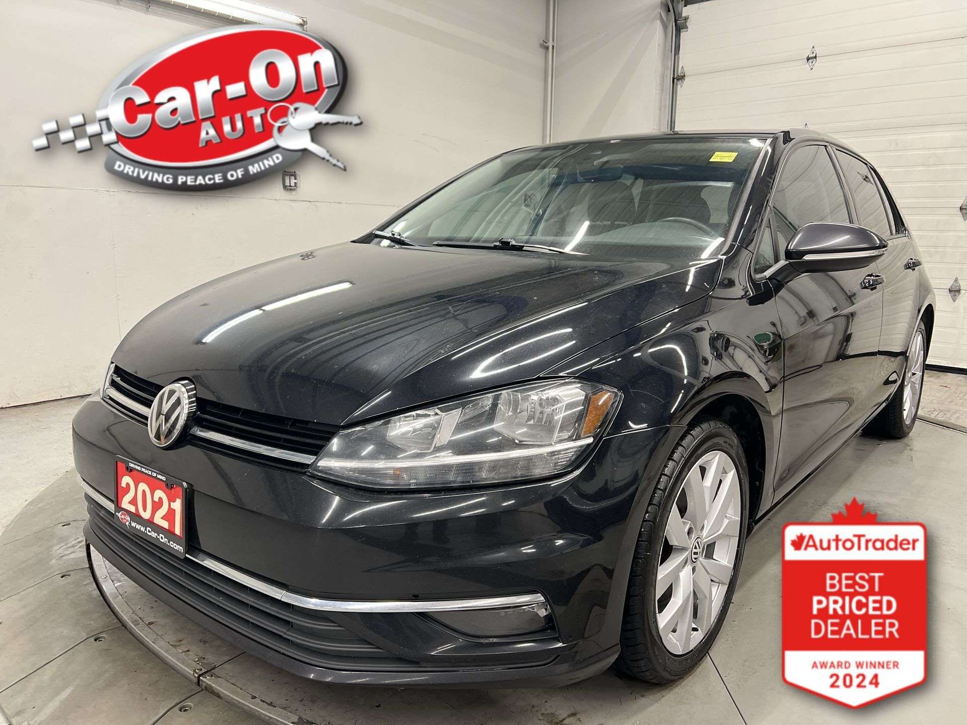 Black 2021 Volkswagen Golf Highline FWD Hatchback Manual