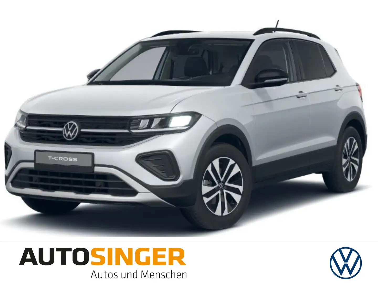 Volkswagen T-Cross ENERGY 1.0 TSI DSG AHK*CAM*ACC*SHZ*LED Argento - 1