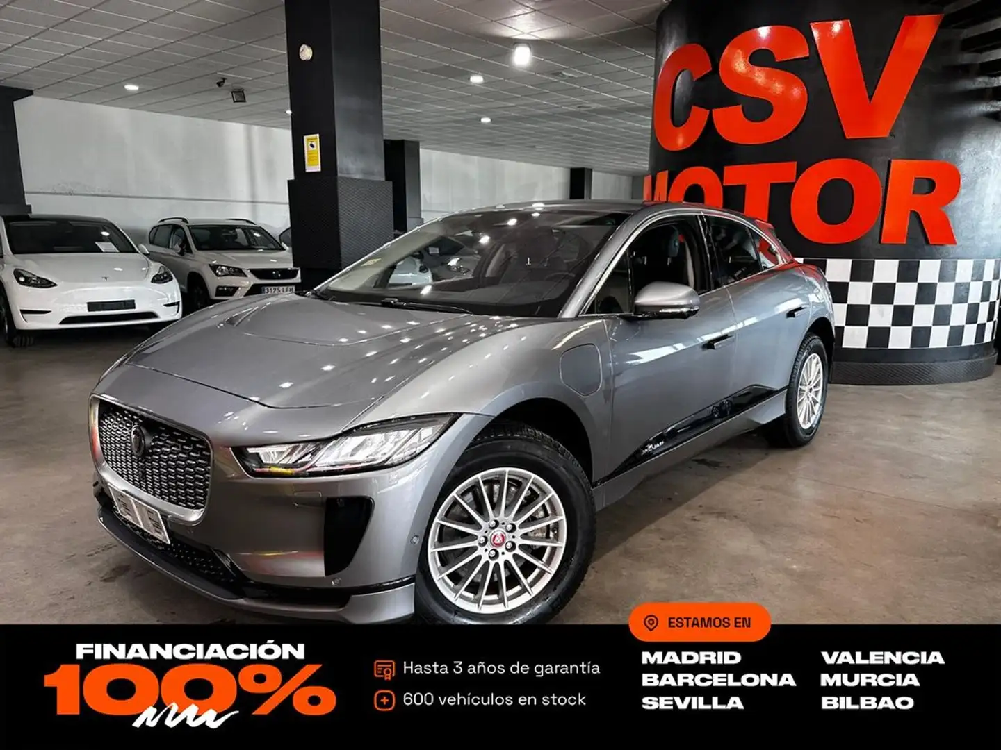 Jaguar I-Pace 90kWH EV400 S AUTO 4WD Plateado - 1