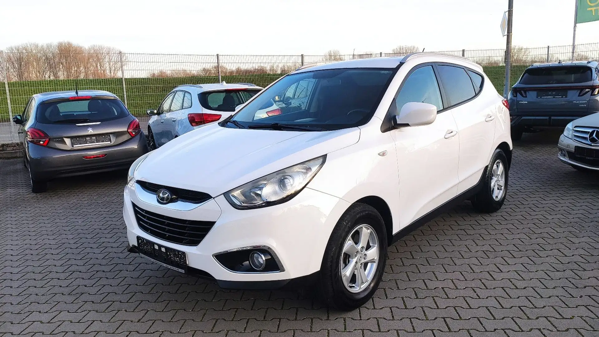 Hyundai iX35 2WD NAVI+Klima+PDC+BT+FSE+MFL+ALU+TÜV-2027 Blanc - 2
