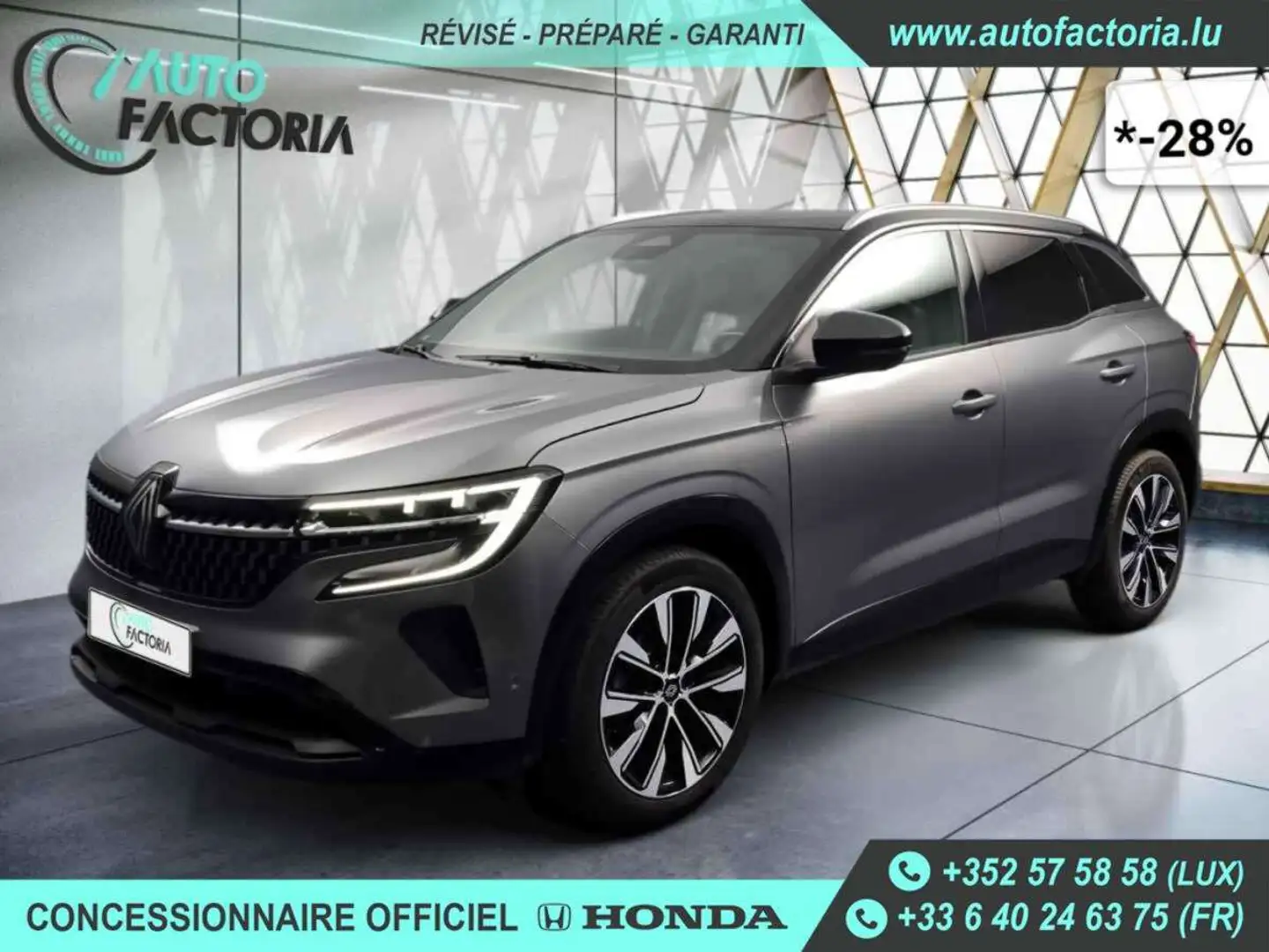 Renault Austral -28% 1.3 MHEV 160cv BVA +T.PANO+GPS+CAM360 Gris - 1
