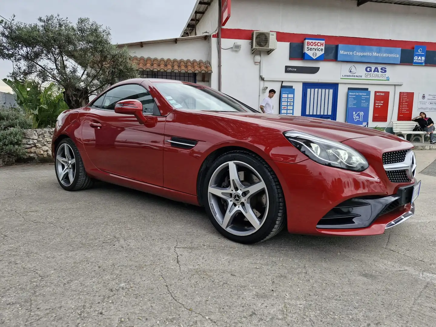 Mercedes-Benz SLC 180 SLC - R172 2016 AMG Line auto Kırmızı - 1