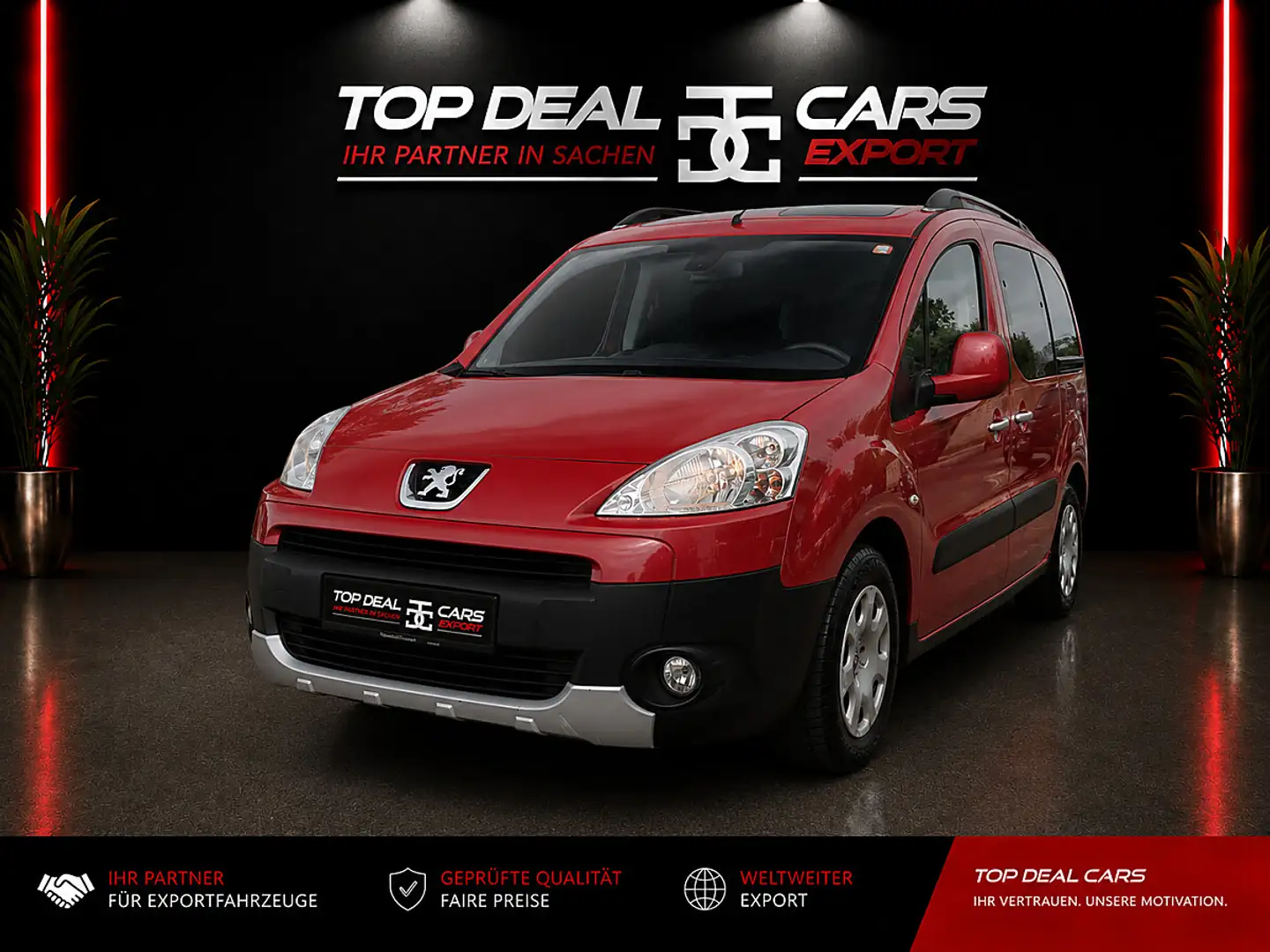 Peugeot Partner Tepee Outdoor 1,6 HDi 110 FAP**PANORAMA ** Rot - 1