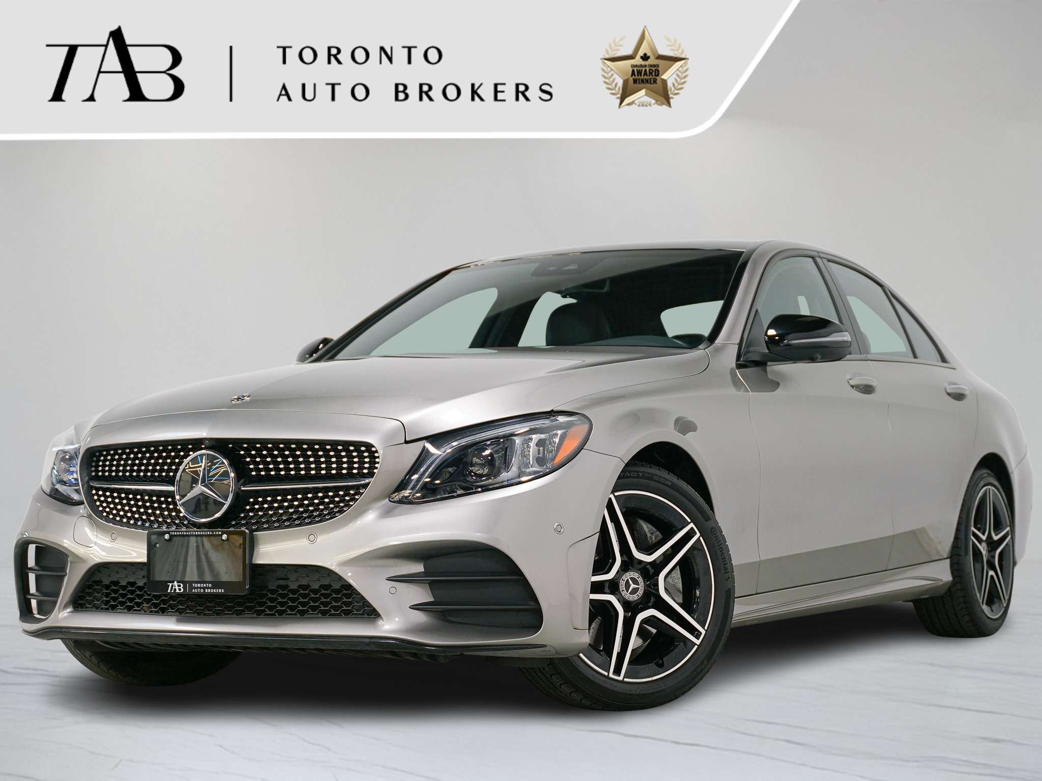 Silver 2020 Mercedes-Benz C-Class Sedan All-Wheel Drive Automatic