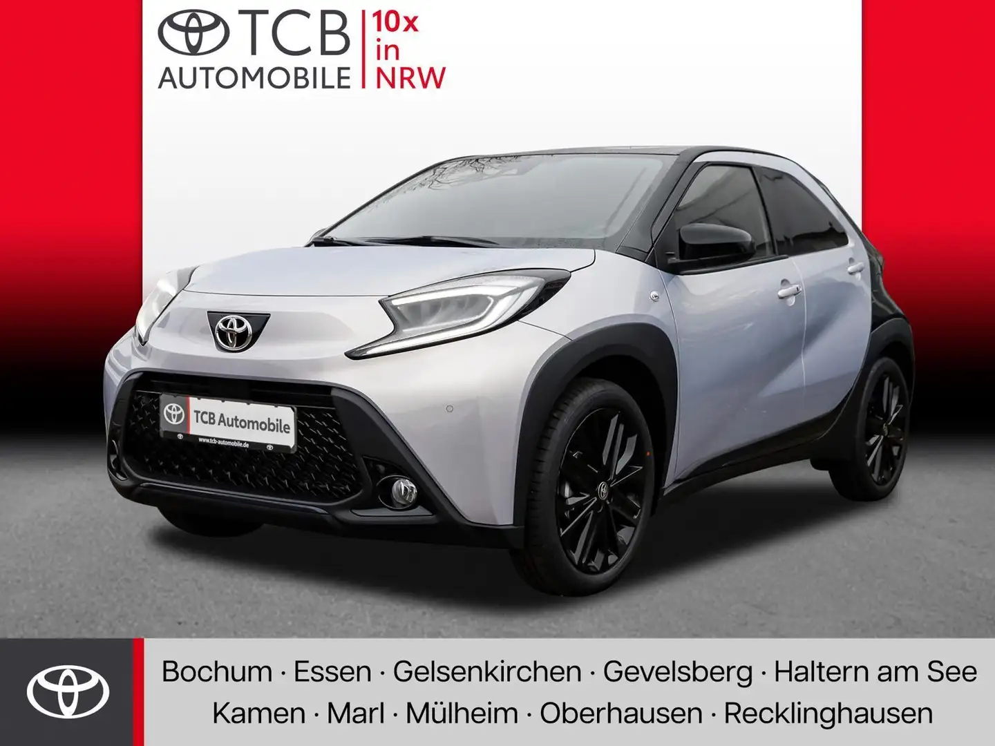 Toyota Aygo X JBL Edition CVT NAVI KAMERA KLIMA ALU JBL BT ANDROID APPLE Temp. USB Argent - 1