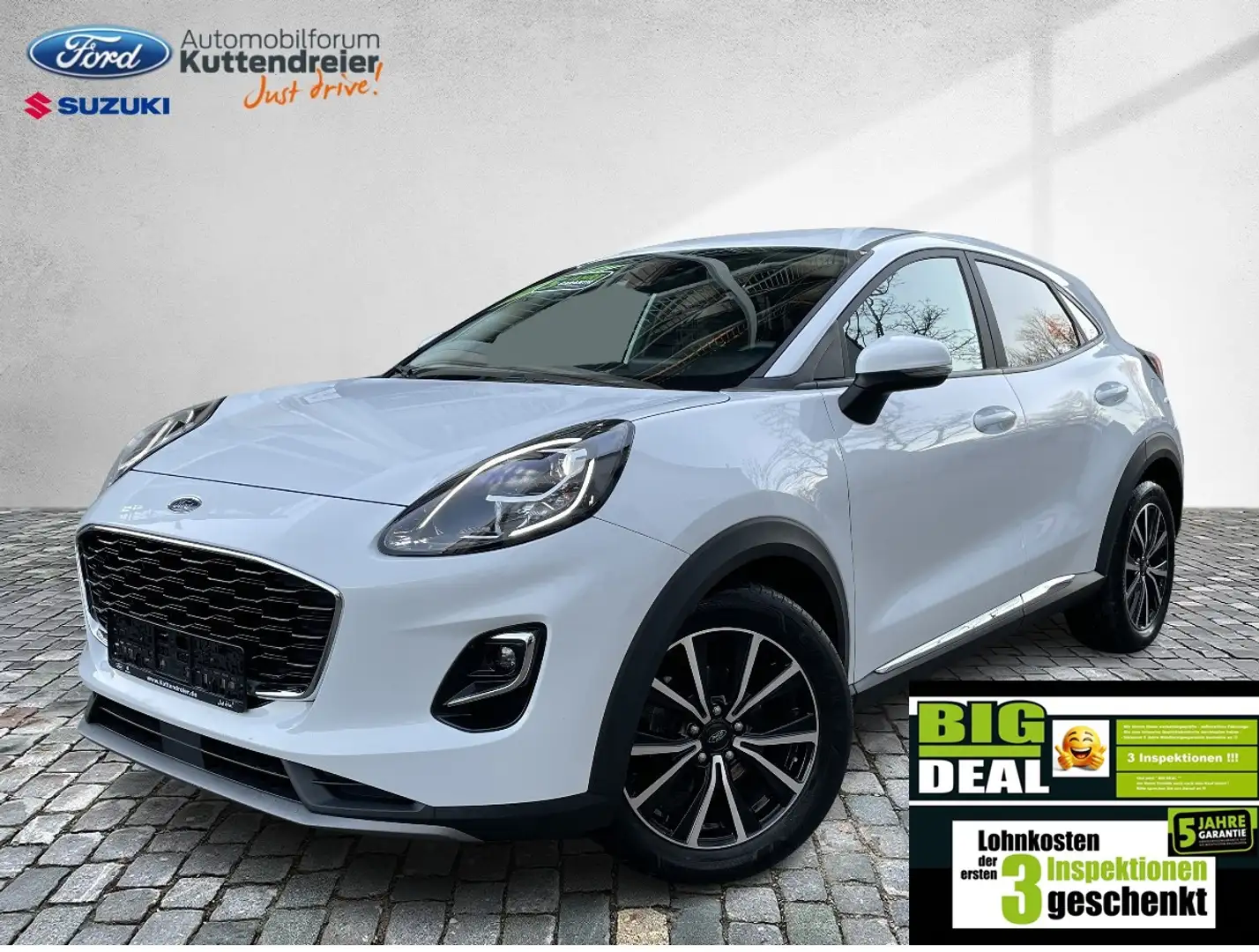 Ford Puma Titanium Design Navi App, LED, PDC, Sitzheiz Blanc - 2