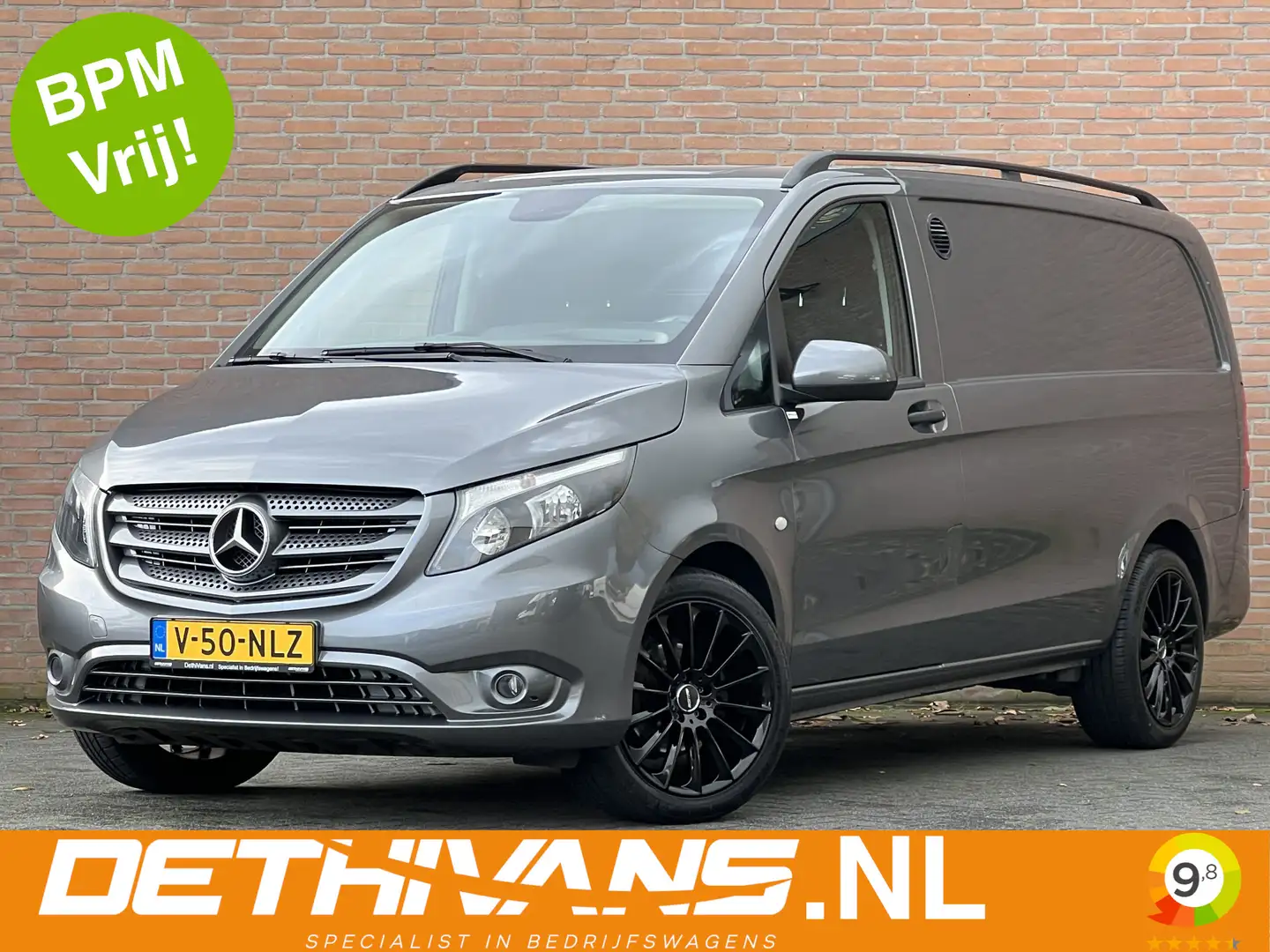 Mercedes-Benz Vito 116CDI 164PK Lang / Carplay / Navigatie / Cruiseco Gris - 1